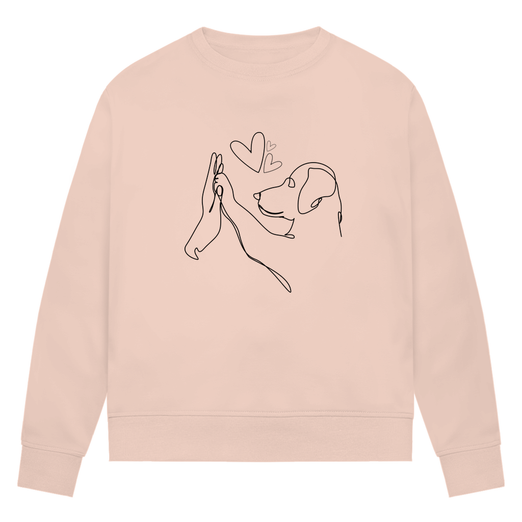 Wahre Liebe - Bio-Sweatshirt für Damen