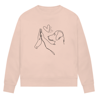 Wahre Liebe - Bio-Sweatshirt für Damen
