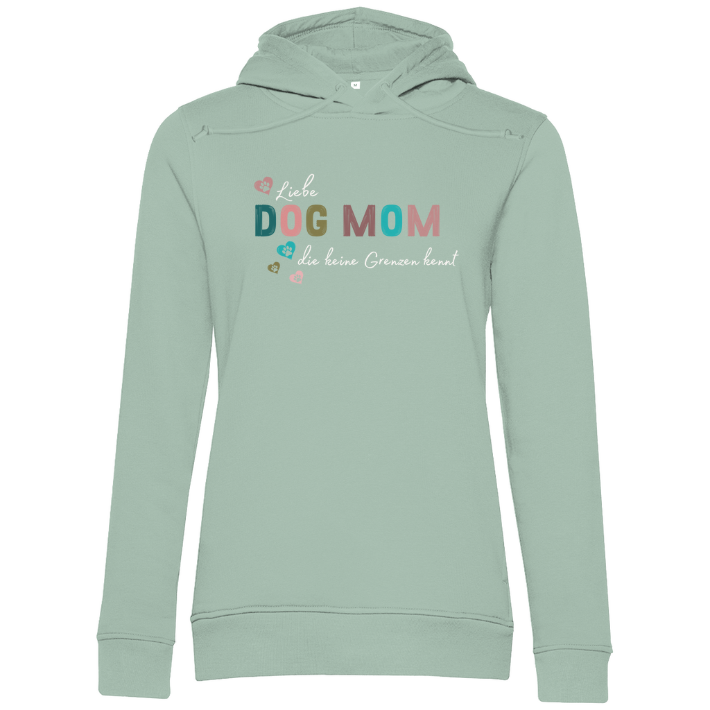 Liebe ohne Grenzen - Bio Hoodie Dog Mom