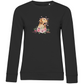 Flower Labrador - Bio-Sweatshirt für Damen