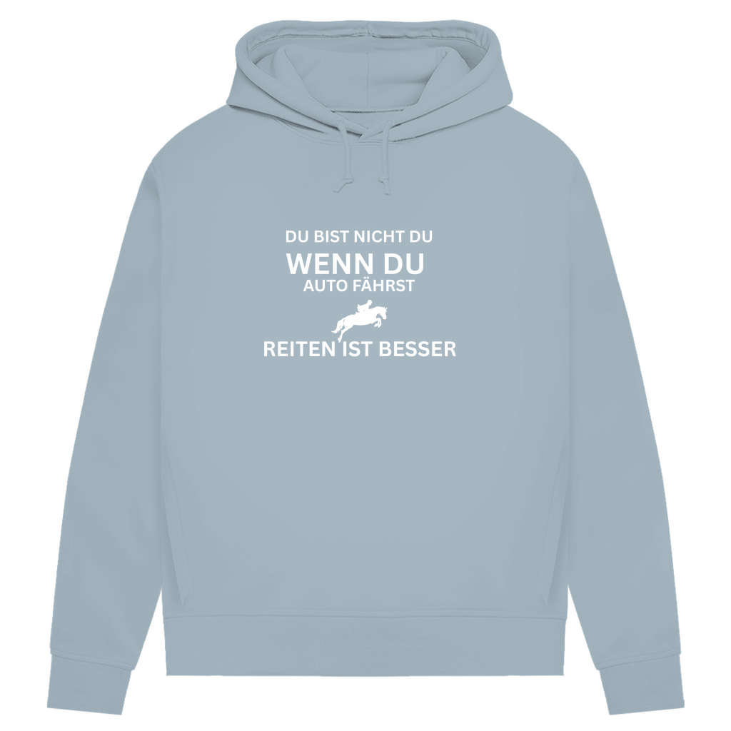 Reiten ist besser - Bio-Hoodie für Damen