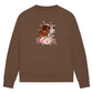 Flower Cavalier King Charles - Bio-Sweatshirt für Damen