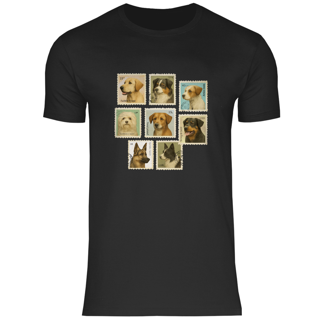 Briefmarken - T-Shirt für Herren