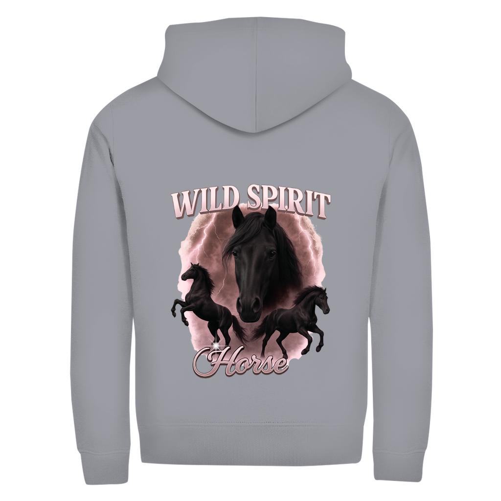 Wild Spirit - Zipper-Hoodie Unisex | Rückendruck