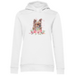 Flower Chihuahua - Bio-Hoodie für Damen