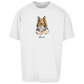 Flower Sheltie - Oversize T-Shirt Unisex - Dein Wunschtext