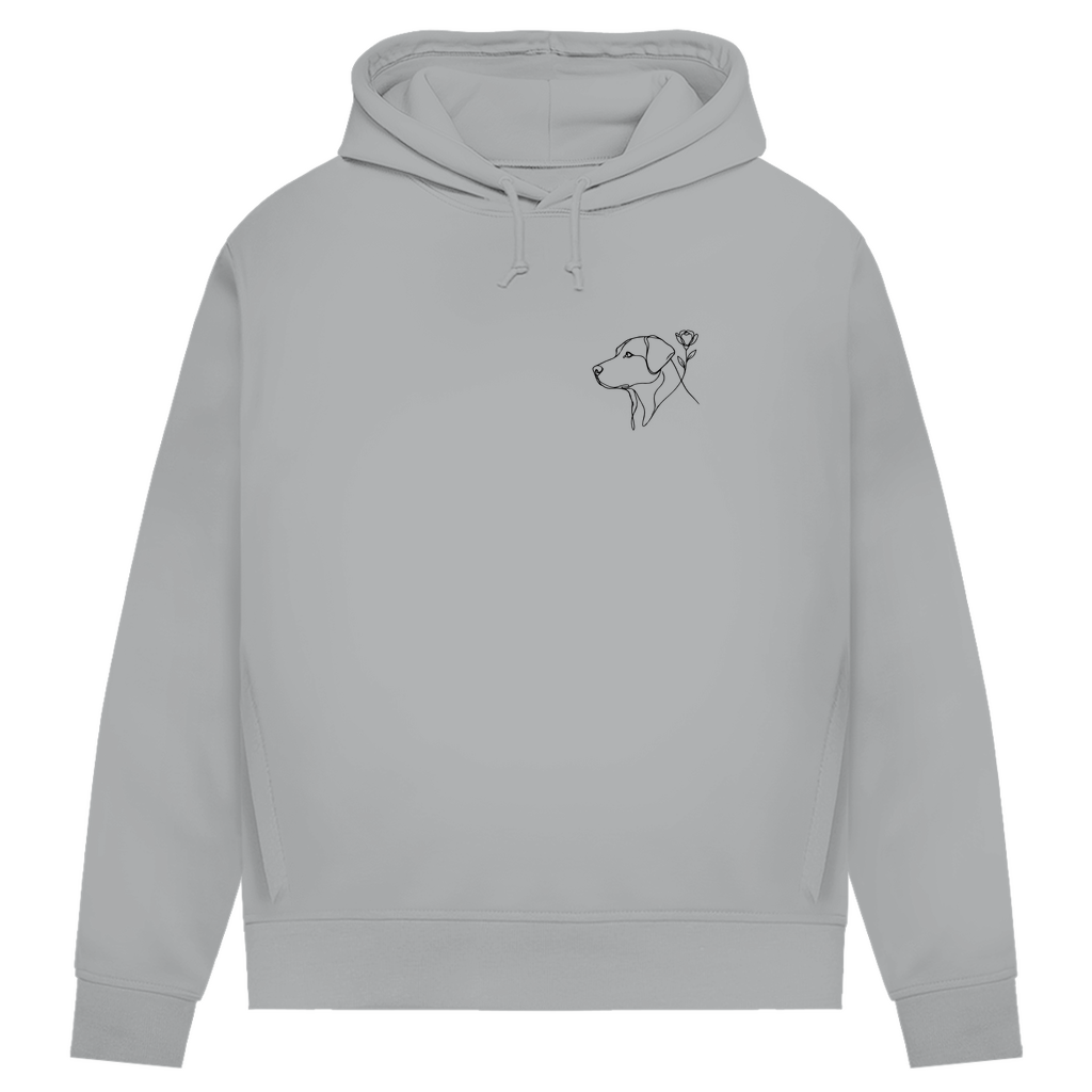 Paw & Flower Vibes - Bio-Hoodie für Damen