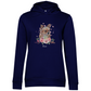 Flower Chihuahua - Bio-Hoodie für Damen-Dein Wunschtext