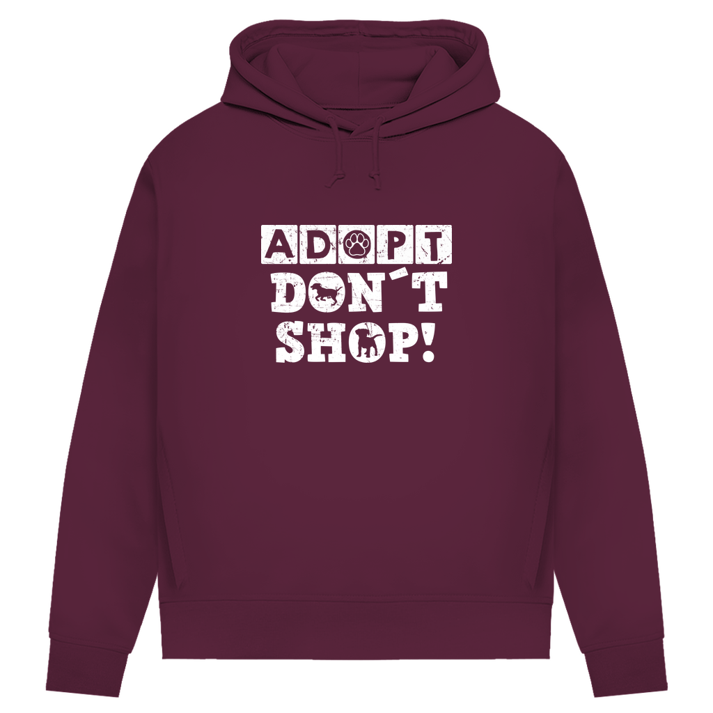 Adopt don't shop - Bio-Hoodie für Damen