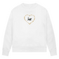 Pfötchenherz - Bio-Sweatshirt für Damen