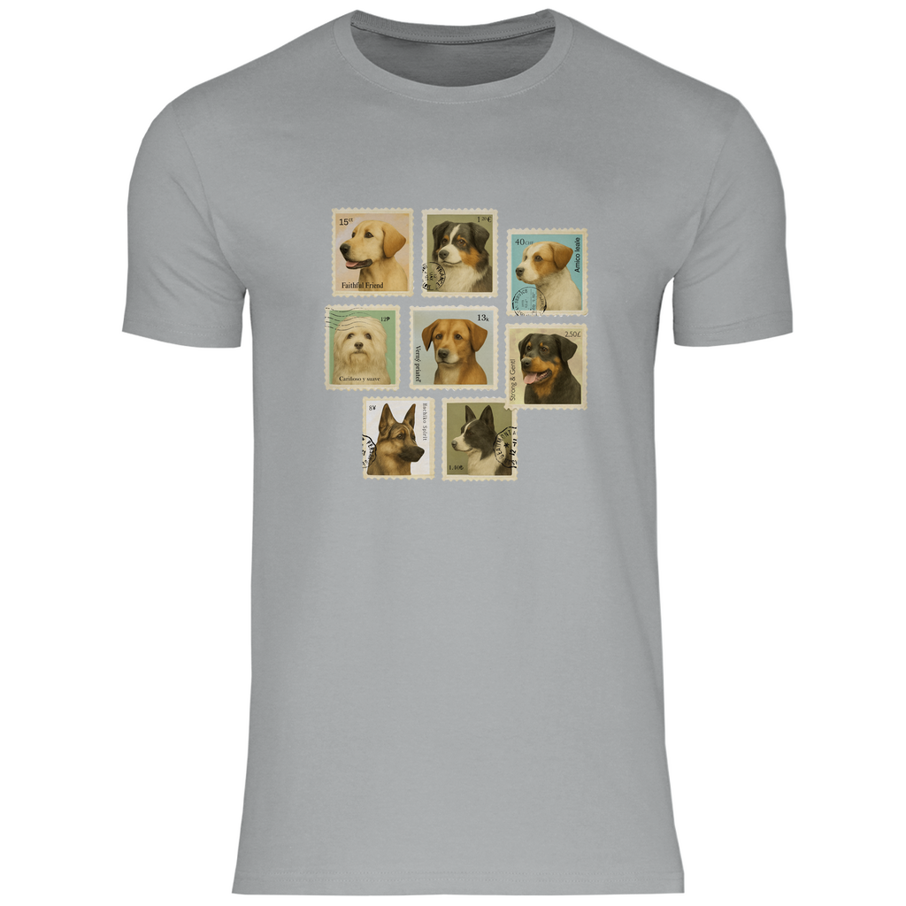Briefmarken - T-Shirt für Herren