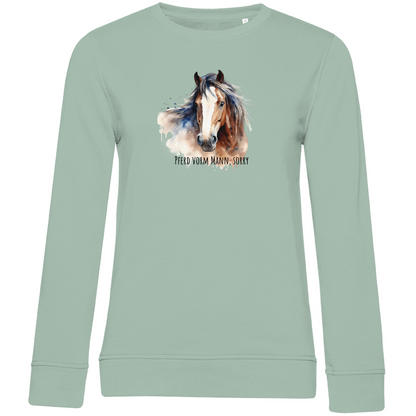 Pferd - Bio-Sweatshirt für Damen