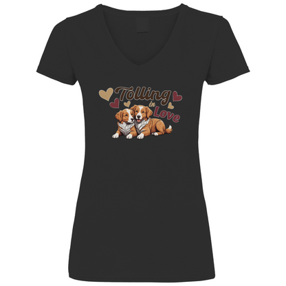 Tolling in Love - V-Shirt für Damen