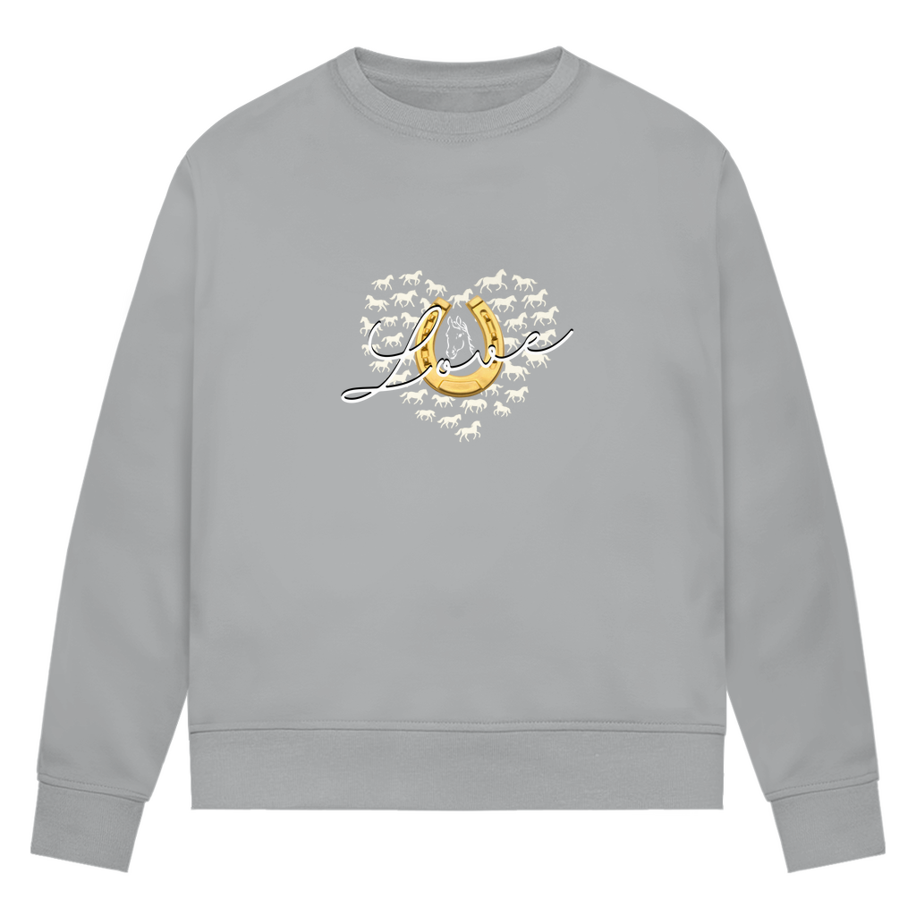 Hufeisenliebe - Bio-Sweatshirt für Damen