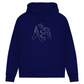 Doppeltes Glück - Bio-Hoodie für Damen