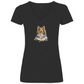 Flower Sheltie - V-Shirt für Damen