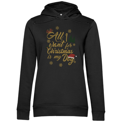 All I want- Bio-Hoodie für Damen-Weihnachten