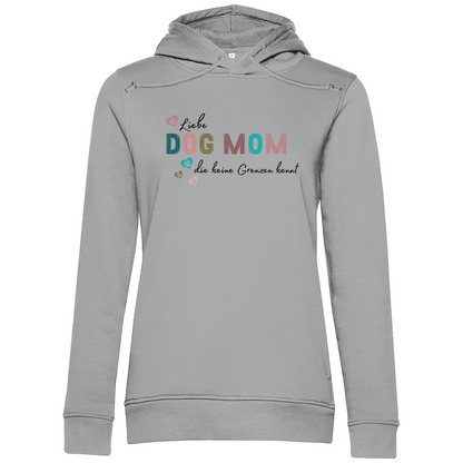 Liebe ohne Grenzen - Bio Hoodie Dog Mom