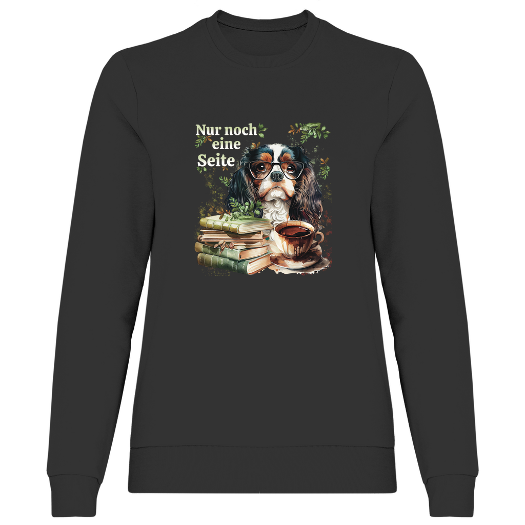 Bücherwurm - Sweatshirt für Damen