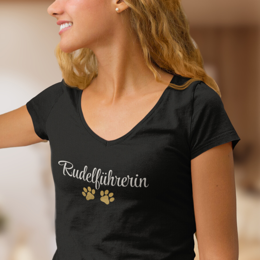 Rudelführerin - V-Shirt für Damen