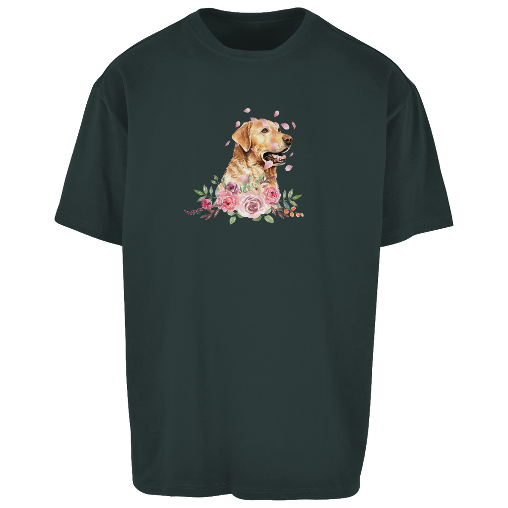 Flower Labrador - Oversize T-Shirt Unisex