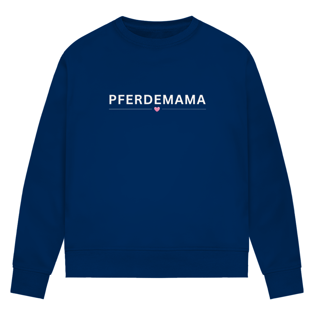 Pferdemama - Bio-Sweatshirt für Damen