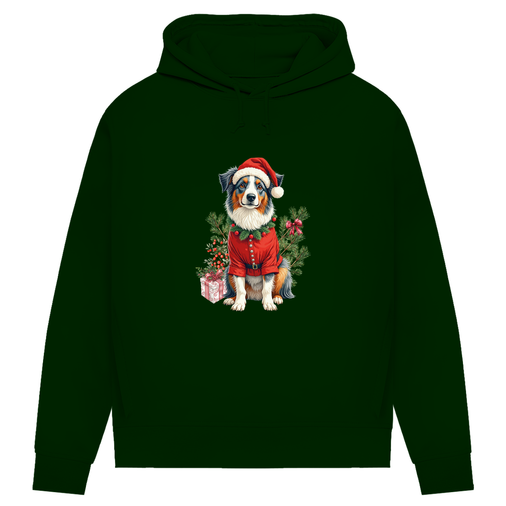 Frohe Weihnachten - Bio-Hoodie für Damen