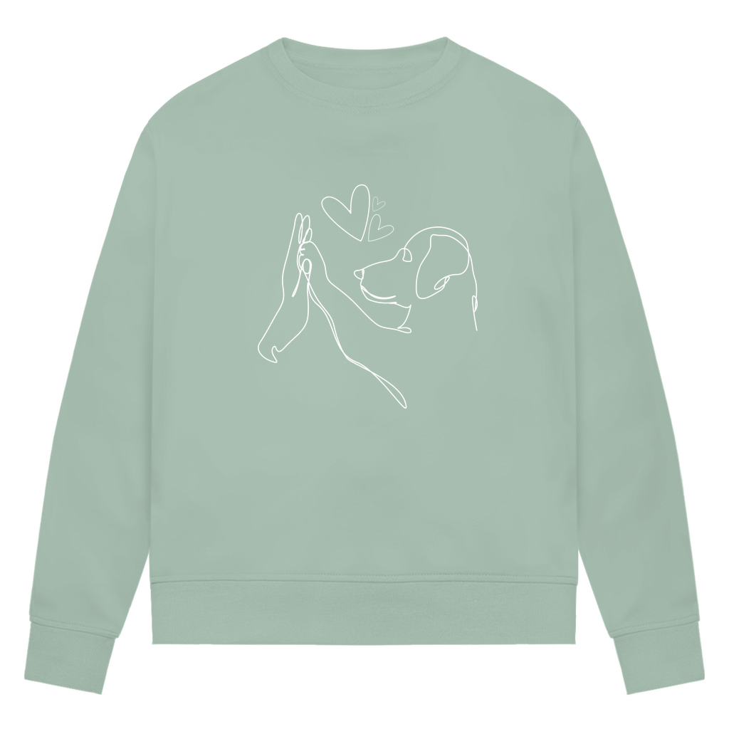 Wahre Liebe - Bio-Sweatshirt für Damen
