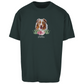 Flower Australian Shepherd - Oversize T-Shirt Unisex - Dein Wunschtext