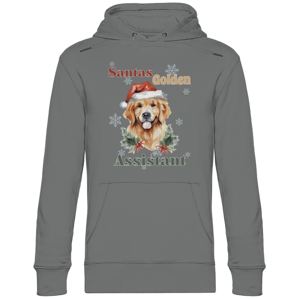 Santas Golden Assistant - Bio-Hoodie für Herren