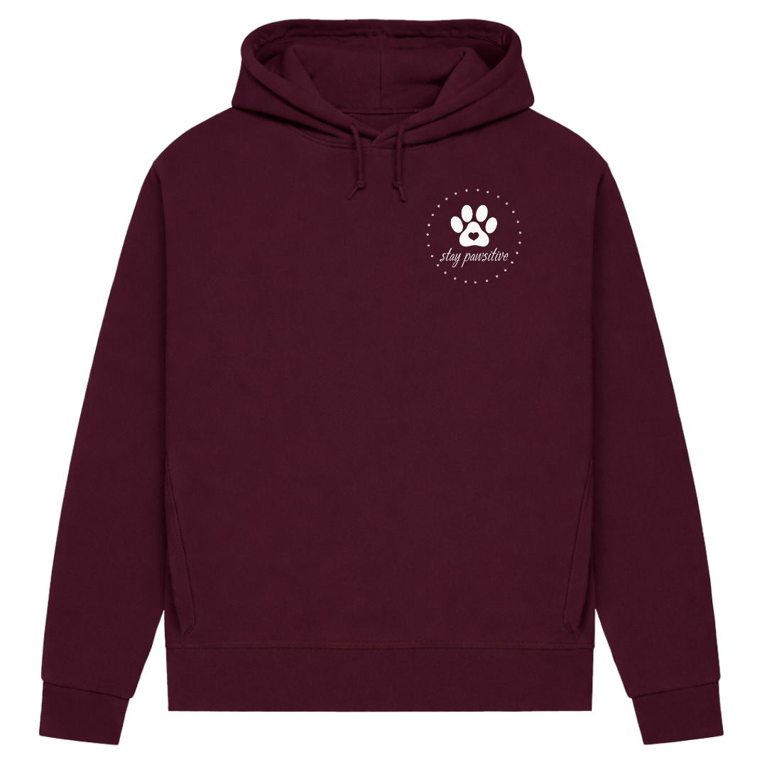 Stay Pawsitive– Hoodie aus Bio-Baumwolle für Damen