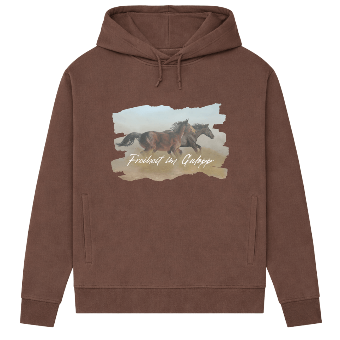 Freiheit im Galopp – Hoodie aus Bio-Baumwolle für Damen
