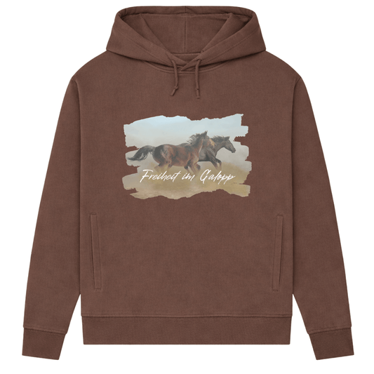 Freiheit im Galopp – Hoodie aus Bio-Baumwolle für Damen