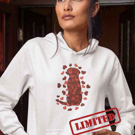 Valentinstag Special: Herzenshund – Bio-Hoodie für Damen