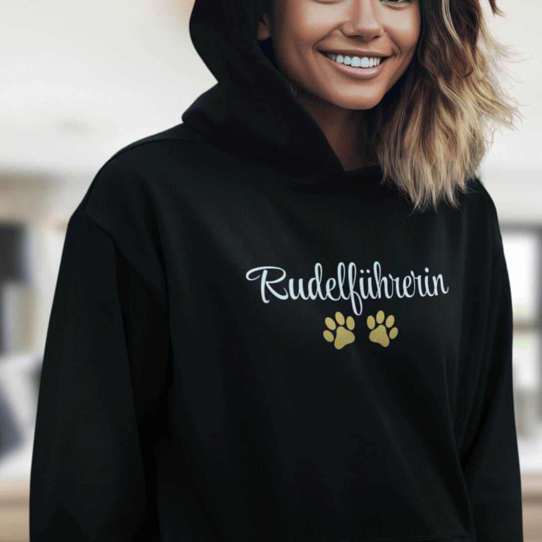 Rudelführerin– Hoodie aus Bio-Baumwolle für Damen