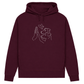 Doppeltes Glück– Hoodie aus Bio-Baumwolle für Damen
