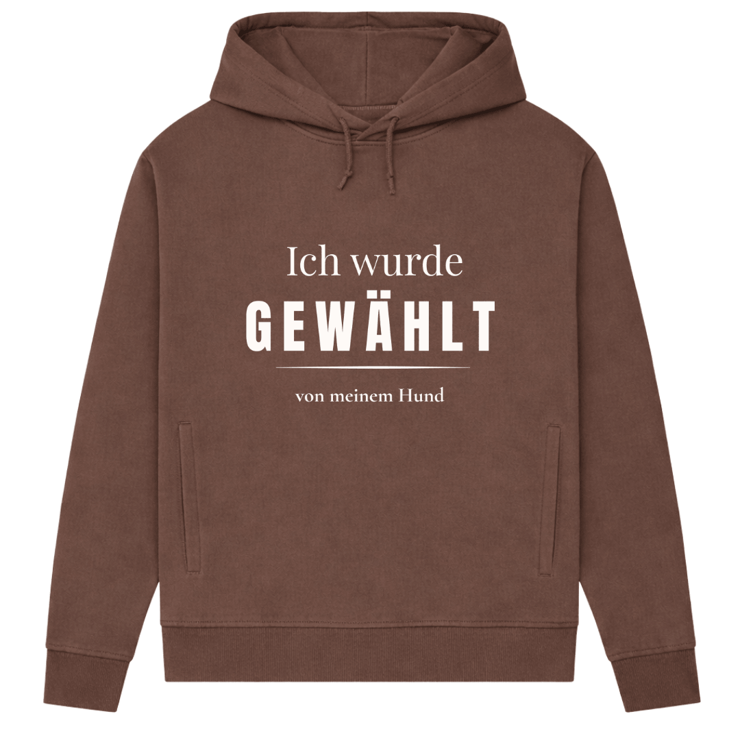 Seelenhund Statement  – Hoodie aus Bio-Baumwolle für Damen