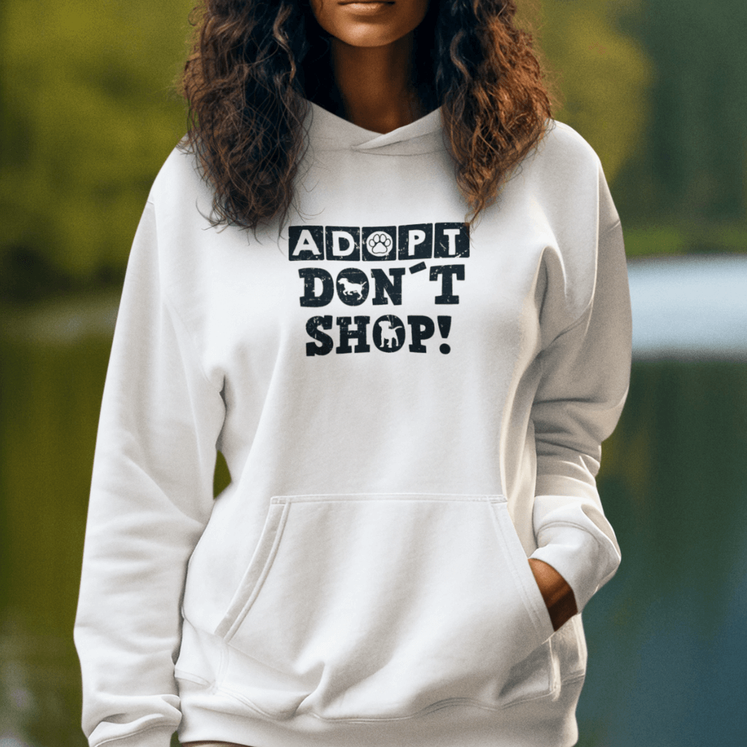 Adopt don't shop - Bio-Hoodie für Damen