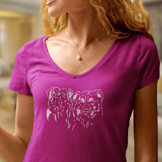 Aussie Love - V-Shirt für Damen