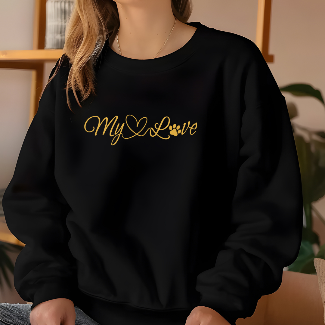 My Love - Bio-Sweatshirt für Damen