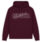 Hunde Liebe ist...– Hoodie aus Bio-Baumwolle für Damen