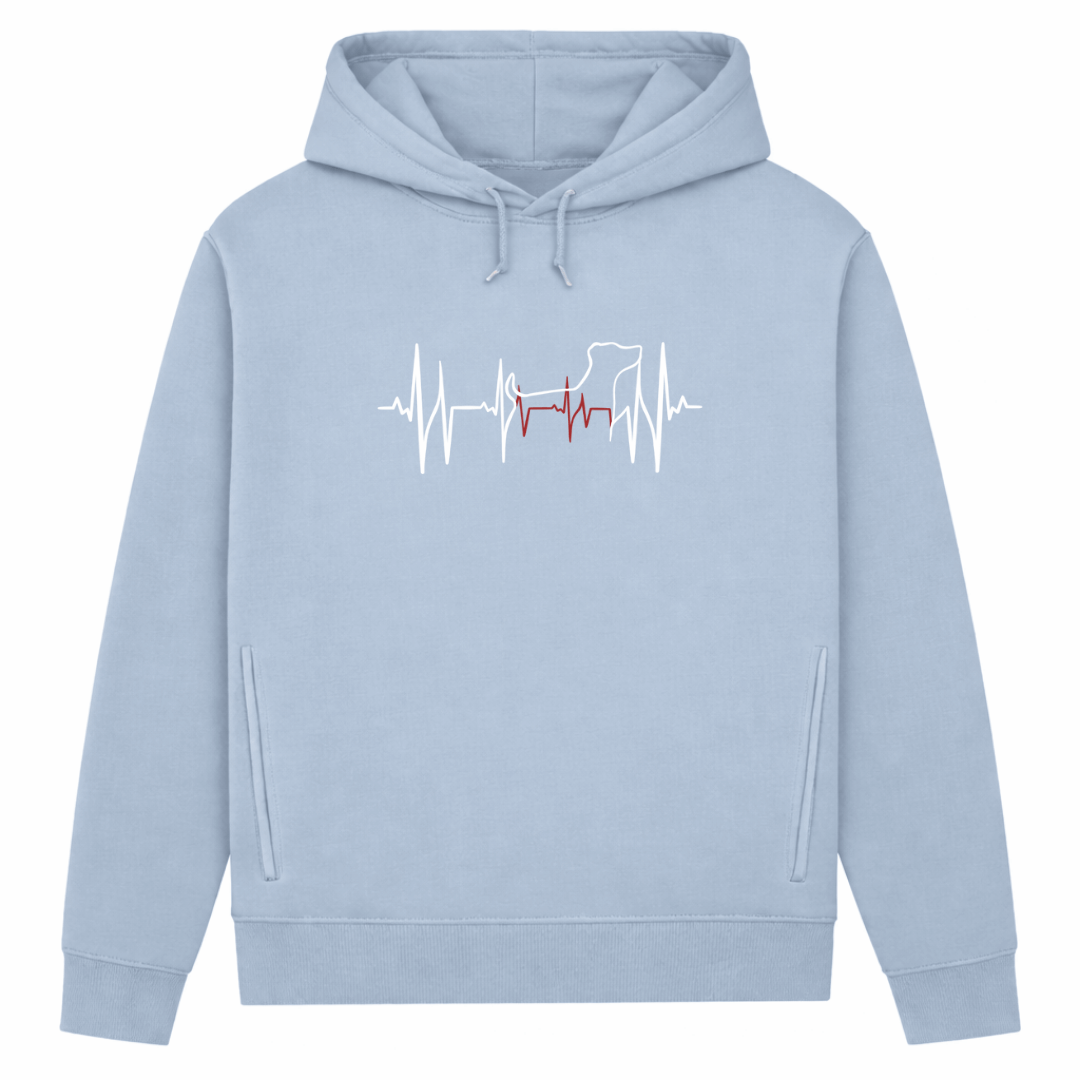 Lebenslinie – Hoodie aus Bio-Baumwolle für Damen