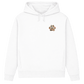Damen Bio-Hoodie mit kleiner Patchwork-Pfote | Hundeliebe