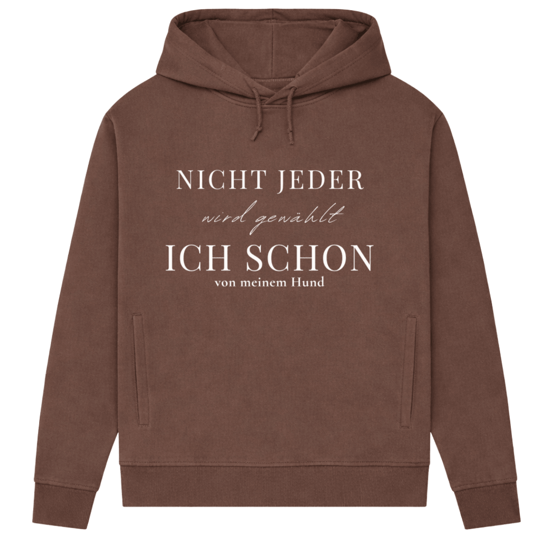 Vom Hund erwählt – Hoodie aus Bio-Baumwolle für Damen