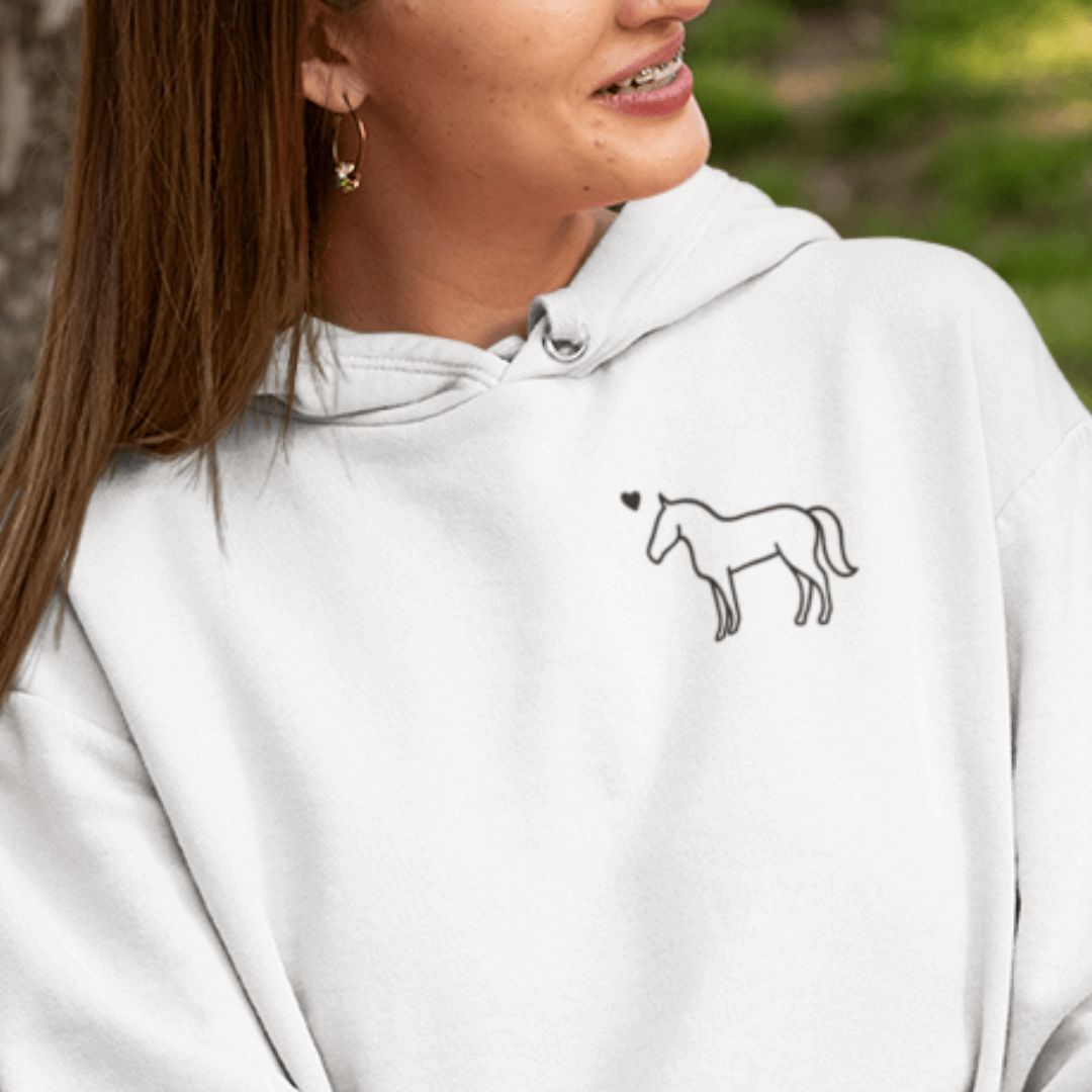 Eleganz mit Herz - Bio-Hoodie für Damen