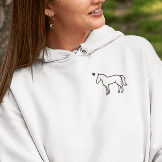 Eleganz mit Herz - Bio-Hoodie für Damen