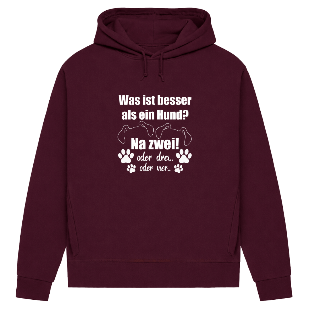 Je Mehr Desto Besser– Hoodie aus Bio-Baumwolle für Damen
