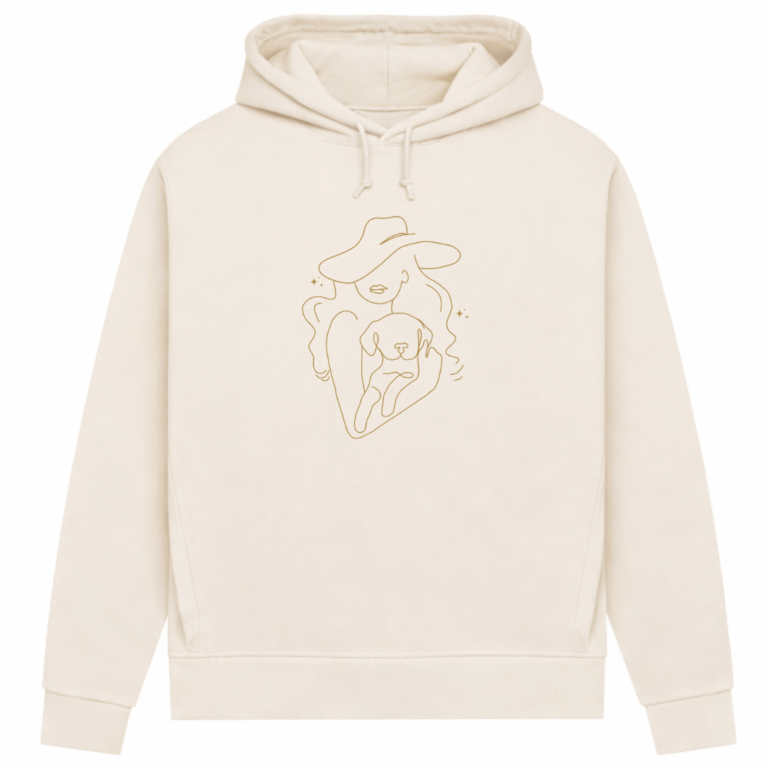 Umarmung – Hoodie aus Bio-Baumwolle für Damen