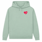 Pfötchen Im Herz– Hoodie aus Bio-Baumwolle für Damen