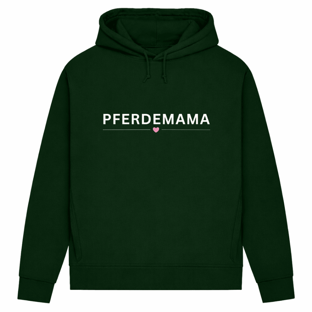 Pferdemama – Hoodie aus Bio-Baumwolle für Damen